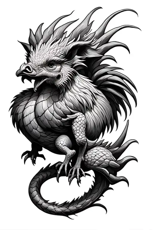 Coq Cochon Dragon Intertwined