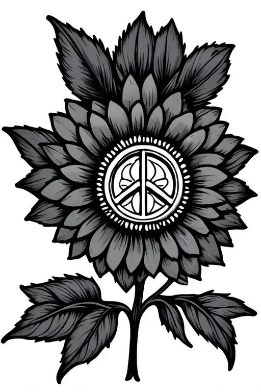 Flower Of Life Peace Freedom