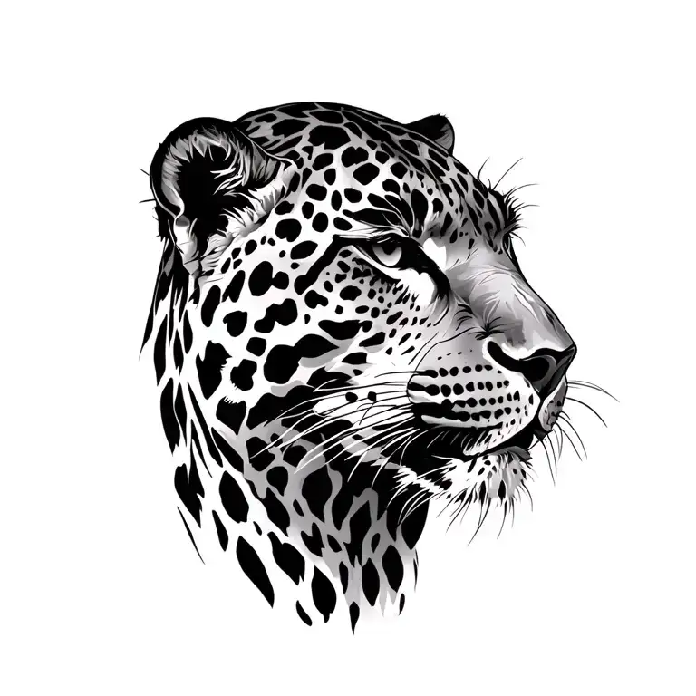 Leopard Facing Left