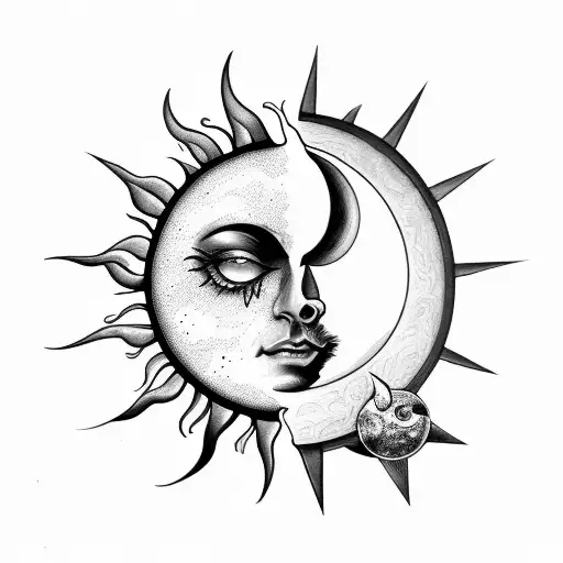 Half Sun And Moon