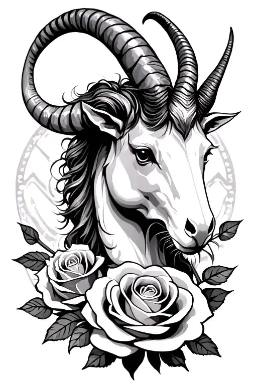 Capricorn And Rose