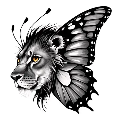 Lion Head Butterfly