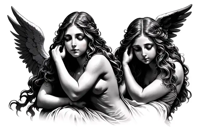 Hear No Evil See No Evil Speak No Evil Female Angel