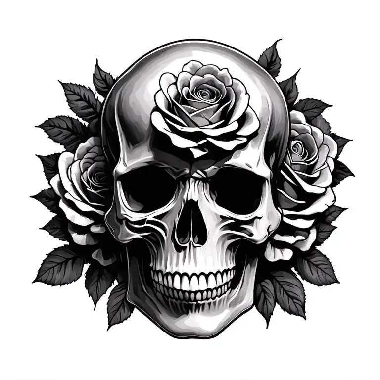 Skull And Roses