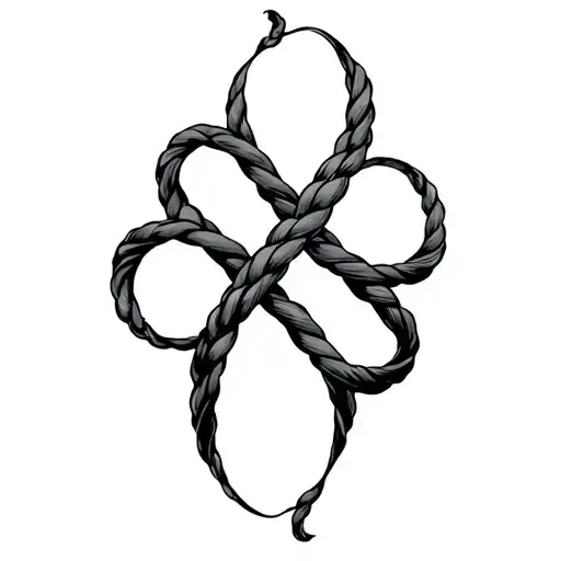Infinity Bdsm Symbol Combined Rope