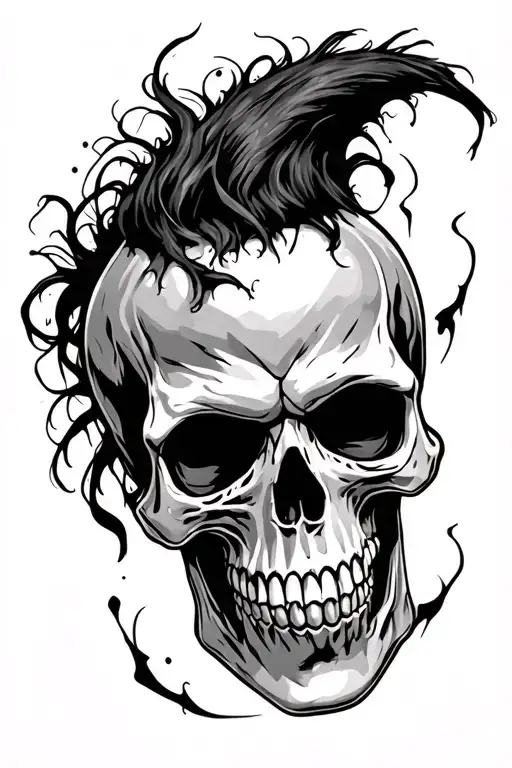 Skull Punk Anarchy Nucklear Adhd