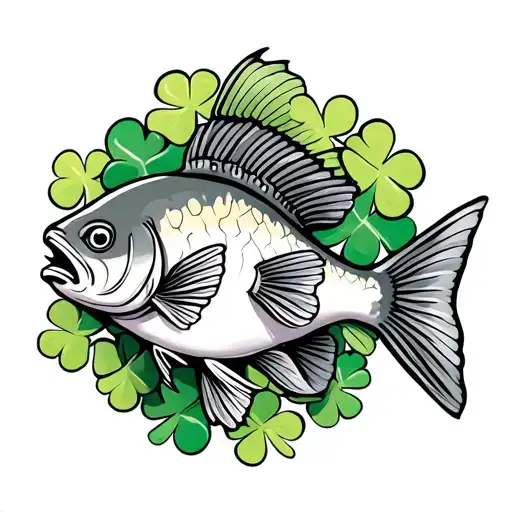 Fish With Shamrock