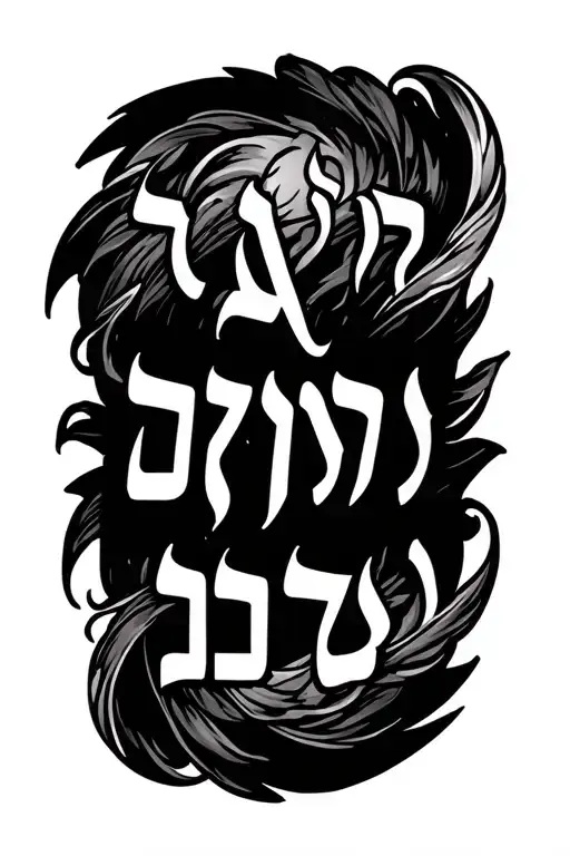 Forearm Tattoo In Hebrew Letters Meaning Always Forward
