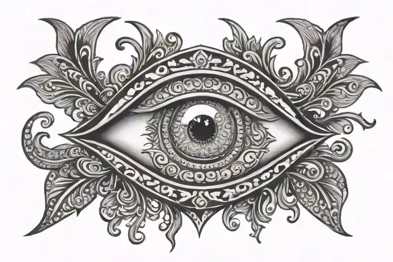 Evil Eye With Border