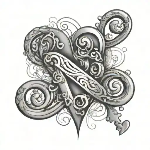 A Letter S In Squiggly Lettering Plus A Heart And A Dog's Paw