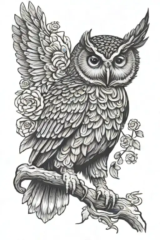 Greek Owl Of Wisdom