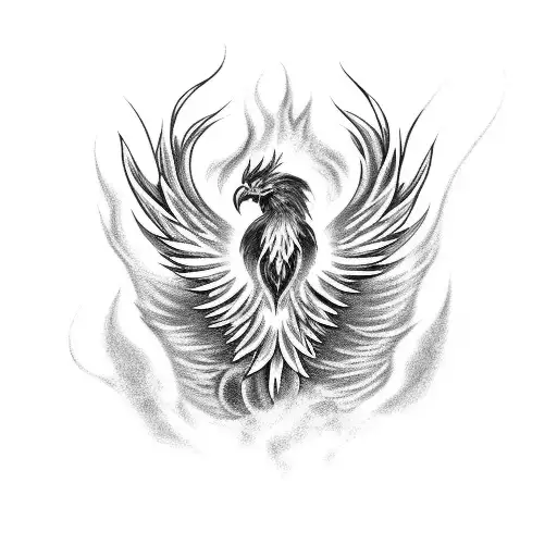 Phoenix Reborn From Ashes And Fire