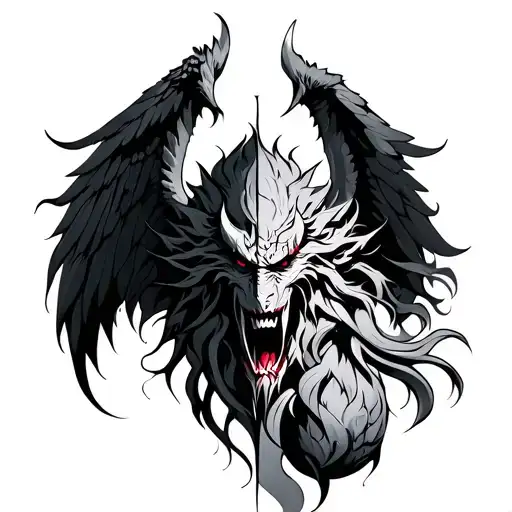 Oni Demon Half Angel