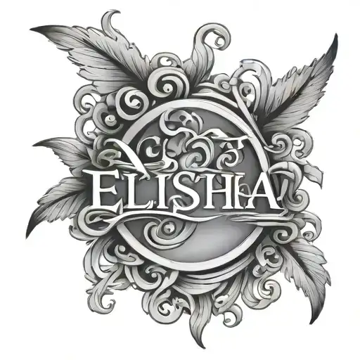 Elisha Word Written