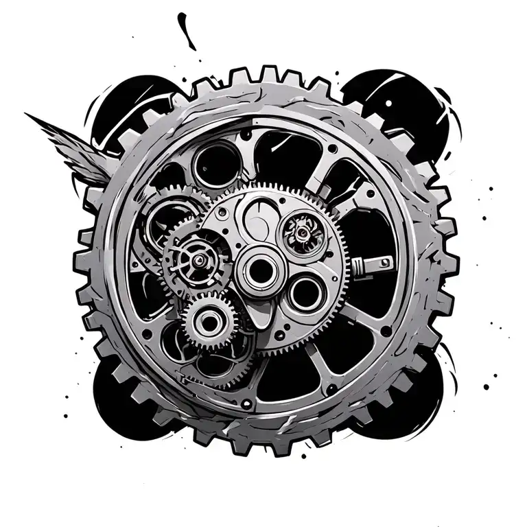 Steampunk Gears Integrated