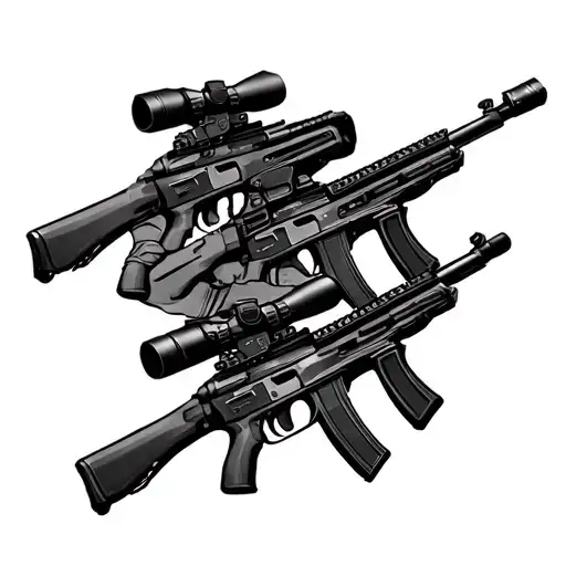 Three Sniper Rifles