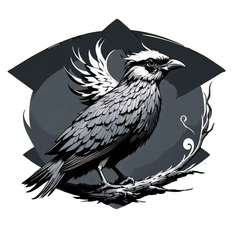 Poenix Bird Minimalist