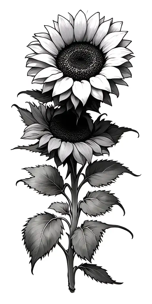 Sunflower Banded Empty Space