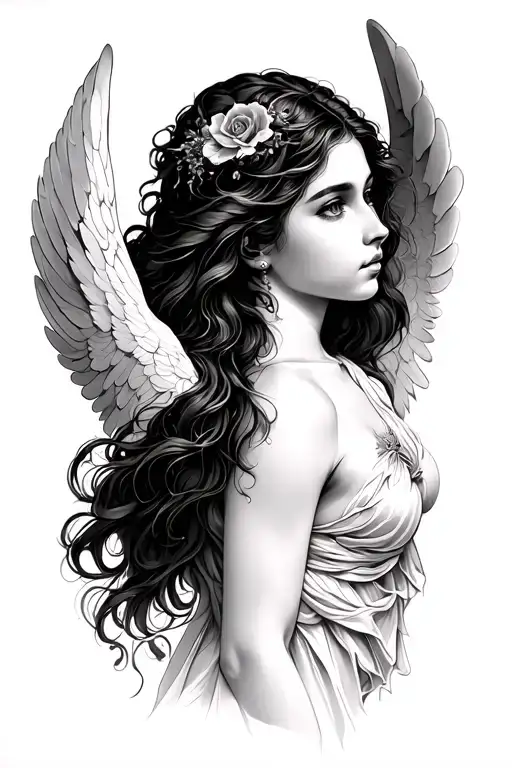 Beautiful Female Angel