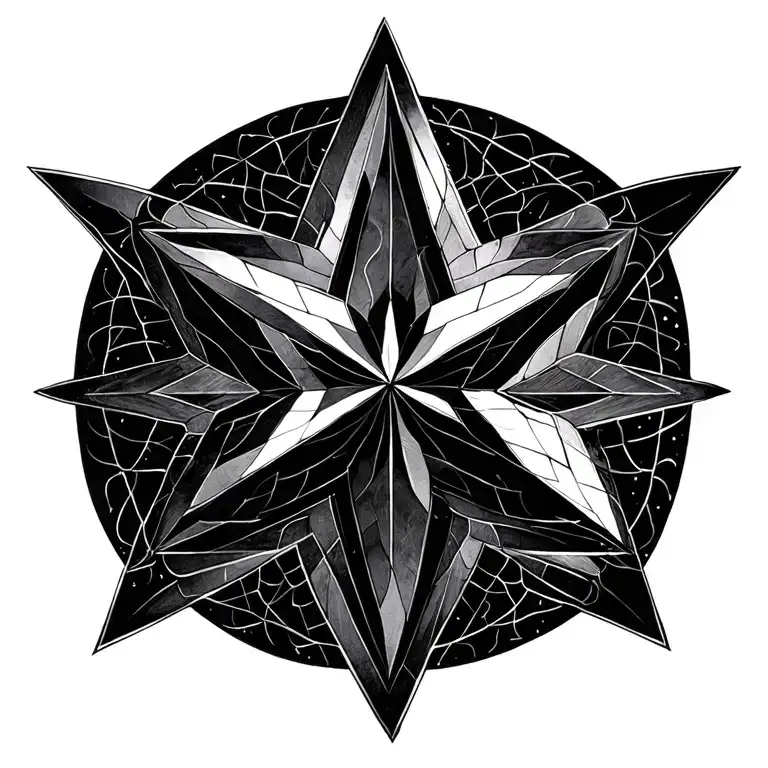 Sacred Geometry Creation Star Sign