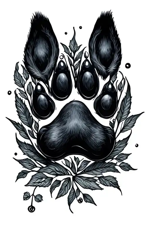 Luna Dog Paw Nature Inspired