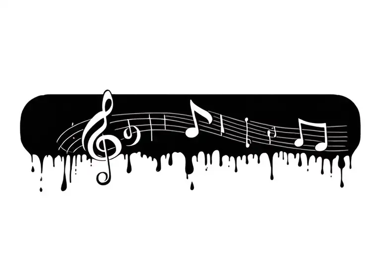 Music Notes Bleeding