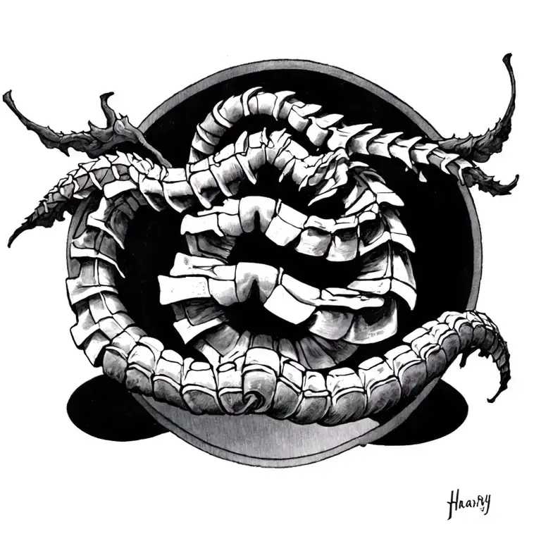 A Harry Potter Inspired Spine