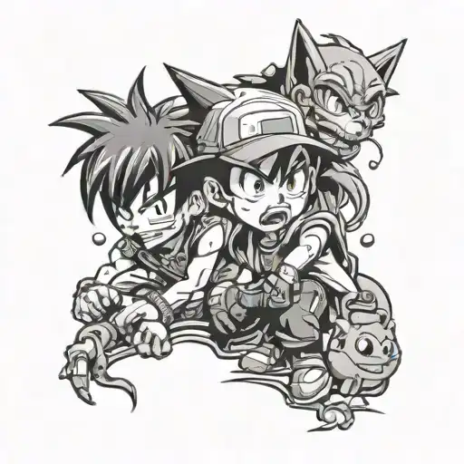 Manga 90'S Cartoon Characters
