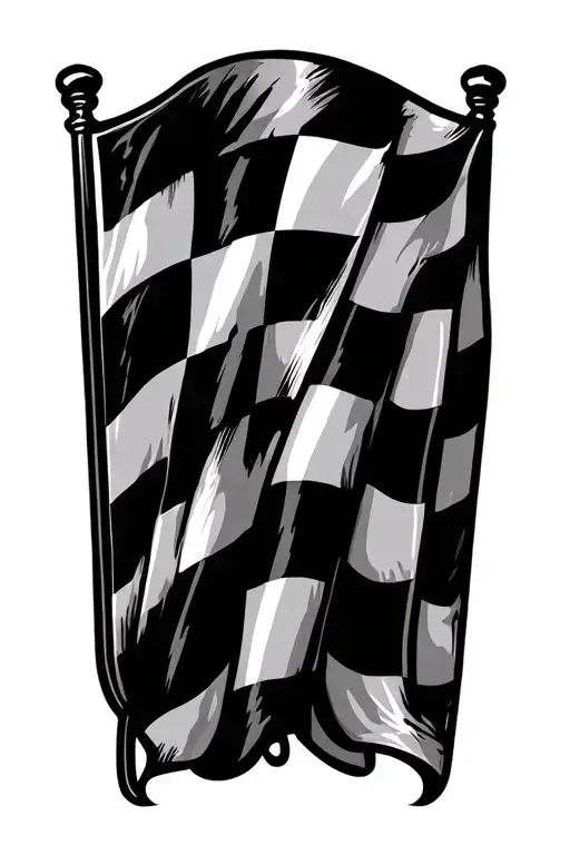 Racing Flag Intertwined