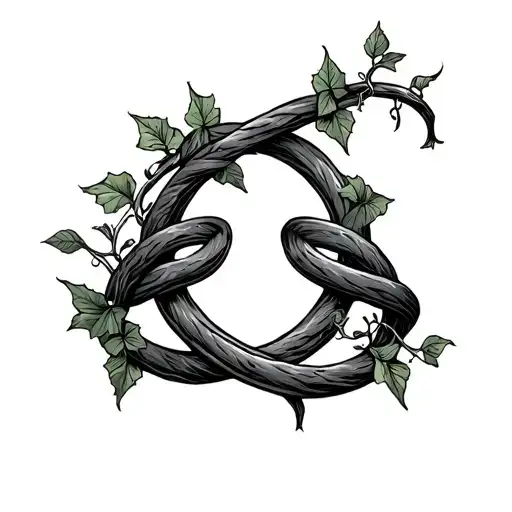 Witch Knot Wrapped In Ivy