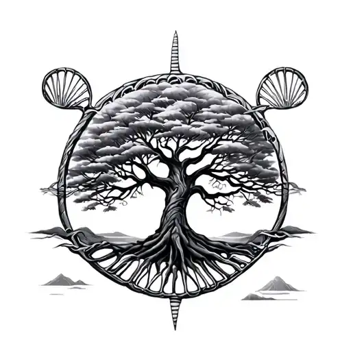 Tree Of Life With Puerto Rican Dna