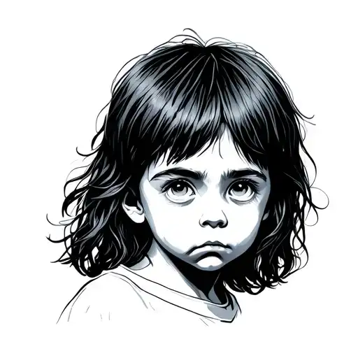 Sad And Crazy Sweet Teen Kid