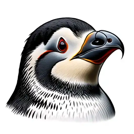 Penguin Head Speaking