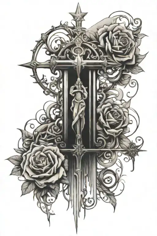 Christian Based Tattoo With Ideas