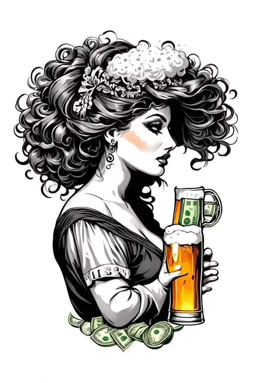 Beer Women Money