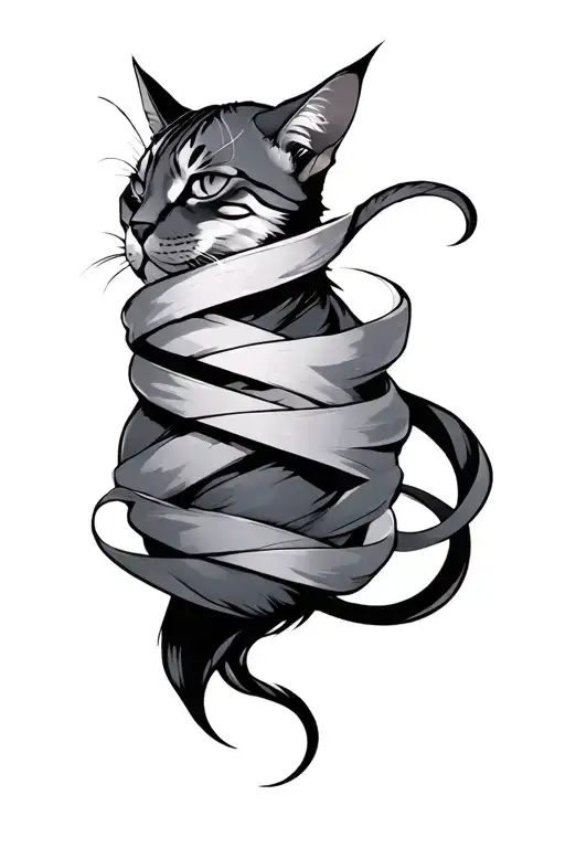 Phoniex With Long Tail Wrapped