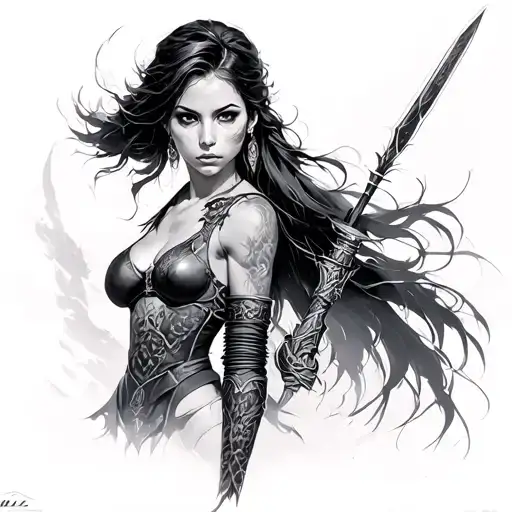 Female Warrior Woman
