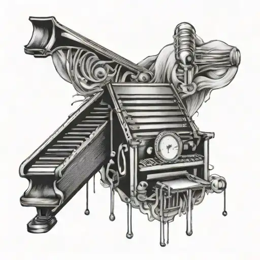 Sheet Music Of The Song Julia And Synthesizer And Ventilator