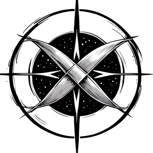 Infinity Sign With A Star In The Middle