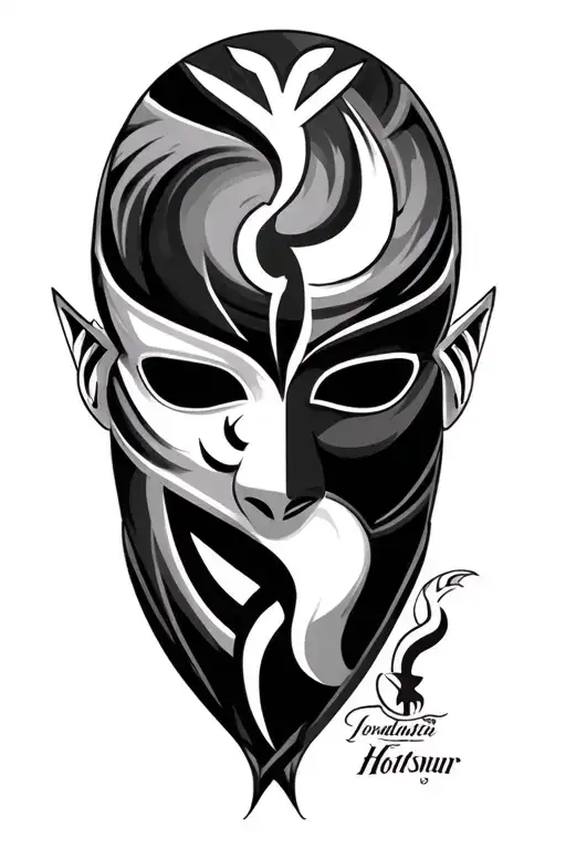 Hanya Mask With Tottenham Hotspur Logo Combined