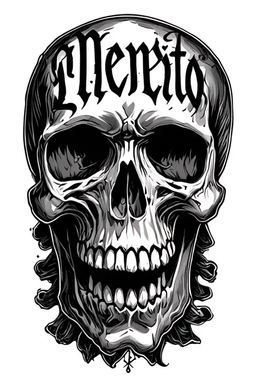 Skull Memento Mori Written