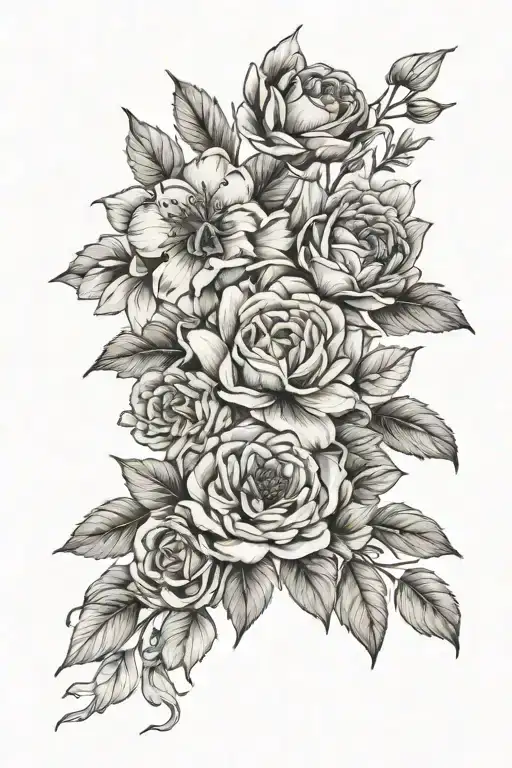 Birth Flower Bouquet