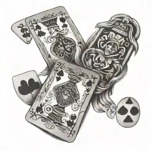 Friendship Couple Poker Card