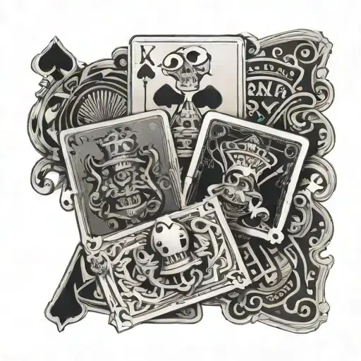 Poker Cards With Best Friend That Means Loyalty And Seniority