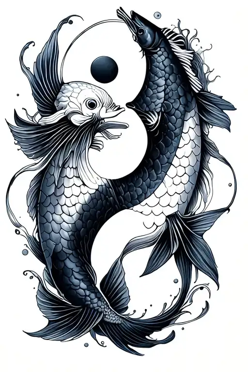 Yin And Yan Fish And Something Else