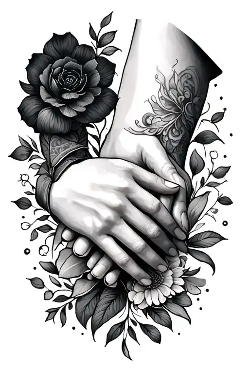 Holding Hands Holding Each Other