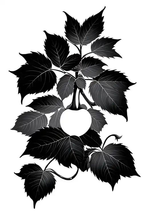 Cloud Japanese Leafs Cherry With Bible Verse