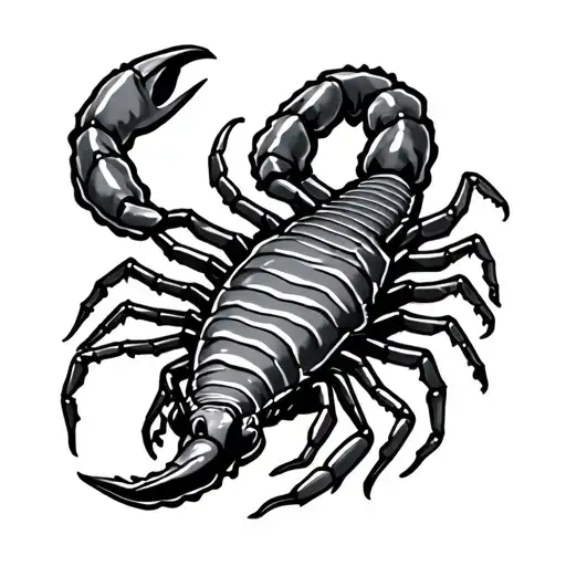 Scorpion With Backname Kroezen