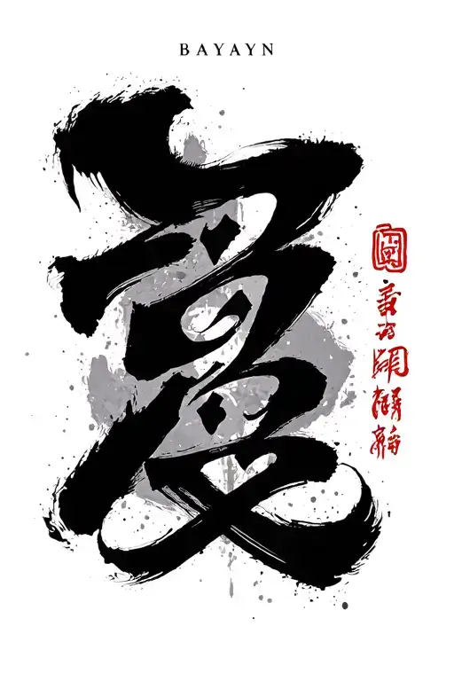 Baybayin Writing But Abstract Representation