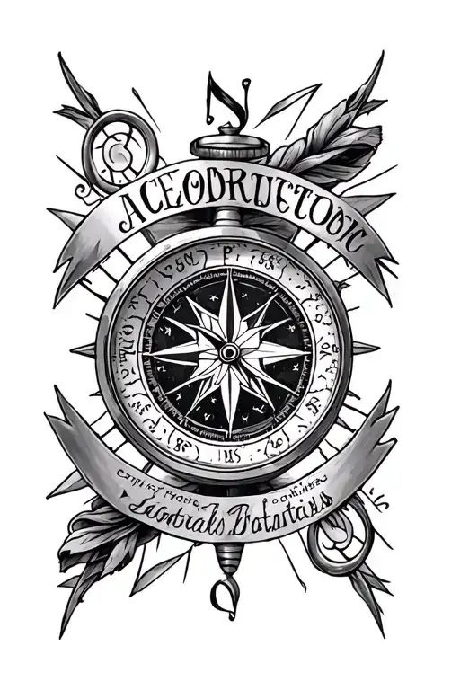 Compass With Watch And Kids Names Incorporated